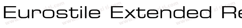 Eurostile Extended Regular字体转换